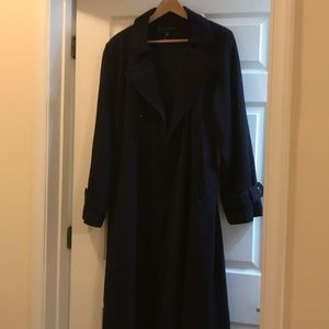 Navy Blue Trench Coat